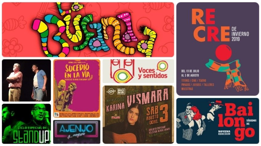 Gran agenda para este fin de semana